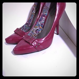 Maroon heels
